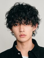 フィフス 原宿(fifth)&nbsp;原宿ツイストスパイラルパーマメンズカットマッシュウルフ30代