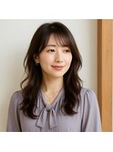ふんわりセミロング　デジタルパーマ　20代 30代 40代 50代 60代