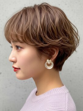 トゥルートラスト 和戸店(True Trust) 大人可愛い20代30代40代 マッシュショート×ヘーゼルブラウン