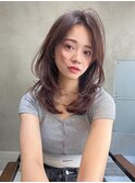 ACE 横浜　ゆるふわレイヤーカット×透明感ブラウンカラー