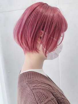 セイドット オモテサンドウ(Say. omotesando) くびれショート前髪あり菱形ショート似合わせカット