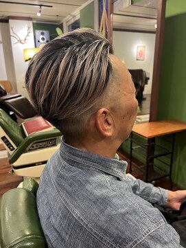 ブリーチ/メンズカット/ツーブロック