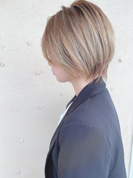 ピケ(pique) グラボブ×ショートカット/ハイトーン/10代20代30代40代にも人気