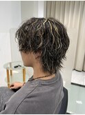 波巻きパーマ/ハイライト