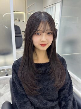 イミュ(IMMU) ワンカールでかわいいレイヤーカット！韓国ヘア