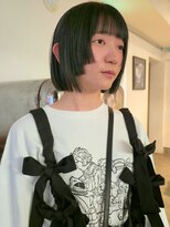 マカロニコースト(macaroni coast) ステップカット ボブ グレーカラー