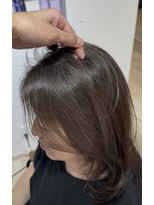 エメヘアデザイン ルイス(Aimer Hair Design Lewis)&nbsp;イノアオイルカラー/白髪ぼかし