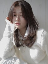 トローノ 栄(TRONO)&nbsp;髪質改善 艶髪 顔周りカット ロングレイヤー 韓国ヘア 20代
