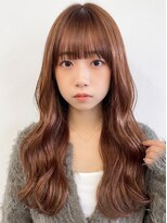 アンジュール(UNJOUR.)&nbsp;夏カラー×髪質改善明るめブラウンロングの艶髪