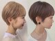 ハウ 心斎橋(how)の写真/シルエットまでに綺麗な自分に似合うショートならお任せください♪【ボブ/ブリーチ/レイヤー/縮毛矯正】