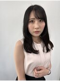 レイヤーカット/イメチェン/ホワイトブロンド/シャドウレイヤー