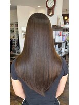 美容室 夢先案内&nbsp;艶髪シアーグレージュのキララカラー