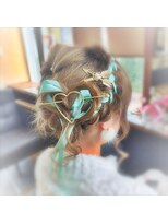 パピヨンロゼ(Papillon Rose)&nbsp;ハートのアップスタイル