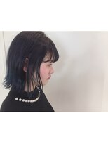 ラッド 心斎橋店(RAD) ネイビーグラデーションロブ