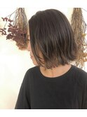 【FUDGE】 簡単スタイリングぱっつんボブ