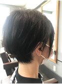 マスクに似合うショートヘア