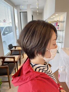 ソレカ(SORECA) 【SORECA/ソレカ】ミントグレイカラー×ショートボブ