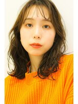 フラミューム たまプラーザ(flammeum)&nbsp;シースルバングウェーブミディ【たまプラーザ】