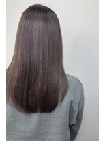 フロート 小阪店(float) ショコラブラウン_マロンベージュ Aラインボブ かきあげ