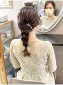 カジュアルアレンジ ヘアセット