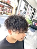 波打ちパーマ