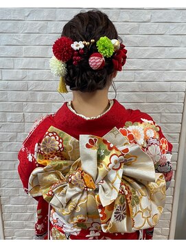 ザブックハンドサロン(The book hand salon) 振袖ヘア