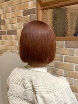 アドラーブル 長岡新保店(adorable)&nbsp;20代30代艶髪♪抜け感ショートボブピンクベージュカラー