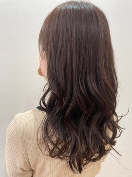 モルニ(MORNI) モカベージュ_マロンベージュ Aラインボブ かきあげ