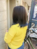 コマド(Comado) 裾カラー×ブルー