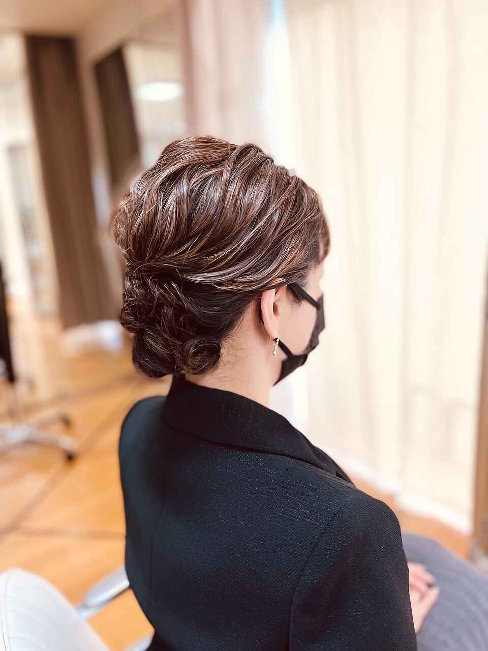 ヘアセット　ハッシュタグキャンペーン参加で　\3850 