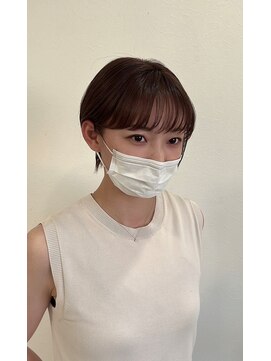 ラ フィネス LA FINESSE 人気No.１前髪ありのハンサムショート☆