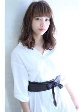 オーロ 池田店(ORO) ことりベージュ毛先パーマ大人かわいい小顔フレンチボブ大人ボブ