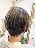 シルバーハイライトショート