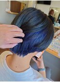 ショートXブルー