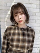 プアメリア 名古屋(Puamelia)&nbsp;トリートメント ブリーチなしダブルカラー 前髪縮毛矯正