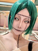 『ハロウィンメイク(*´▽｀*)』シンプルだけどインパクトある