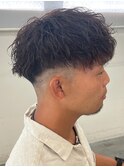 奈良フェードダウンバングツイストスパイラルパーマ