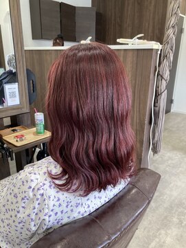 ミミックヘアー(MiMic hair) ピンク、ミディアム