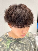 オーシャントーキョー 仙台(OCEAN TOKYO)&nbsp;波巻きスパイラルマッシュ刈り上げツーブロックニュアンスパーマ