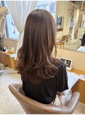 《花屋併設》レイヤーカットチョコレートブラウン