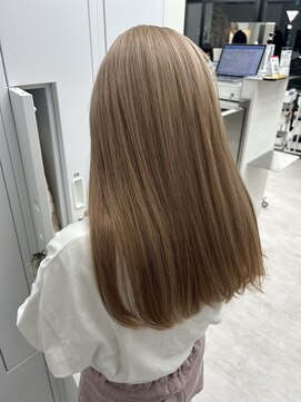 ビューナゴヤ 名駅(VIEW NAGOYA) ベージュカラー/ミルクティーベージュ/ブリーチ/ロング