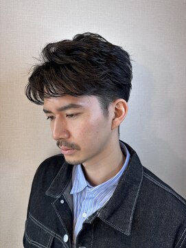 ロンドアベニール 北千住(Lond avenir) スパイキーショートニュアンスパーマスペインカールメンズ北千住