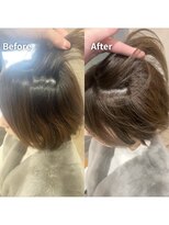 ミルシェ(MILSHE)&nbsp;白髪ぼかし/脱白髪染め/髪質改善/ショートカット/30代/40代/50代