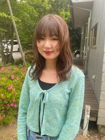 ヘアーコンセプト アイアイオ(HAIR CONCEPT iio) layer cut×明るめbeige color