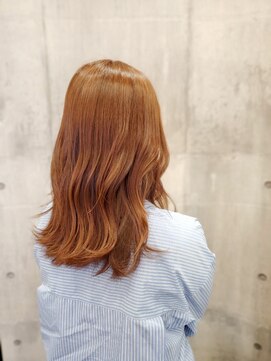 アース 熊本下通店(HAIR & MAKE EARTH) オレンジブラウン