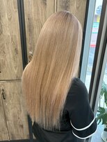 アミリー ひたち野うしく店(Amily)&nbsp;ハイライトバレイヤージュダブルカラーケアブリーチ20代30代