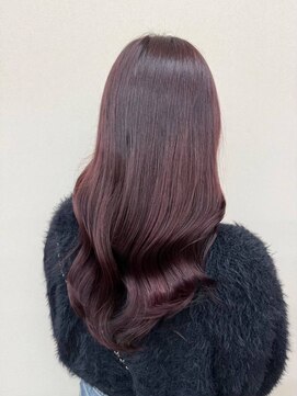 モテ髪／グレージュバイオレット