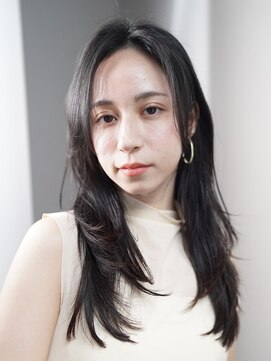 ロングレイヤーカット*顔周りレイヤー*ハッシュカット*髪質改善