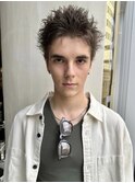 MEN’S HAIR/波巻ツイストスパイラル/フェザーパーマ/三ノ宮