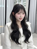 キティー(kiti)&nbsp;ミディアムレイヤー ハッシュカット 韓国ヘア レイヤー 顔周り